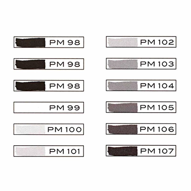 MARCADOR PRISMACOLOR PREMIER 12 COLORES GRIS CALIDO - 4