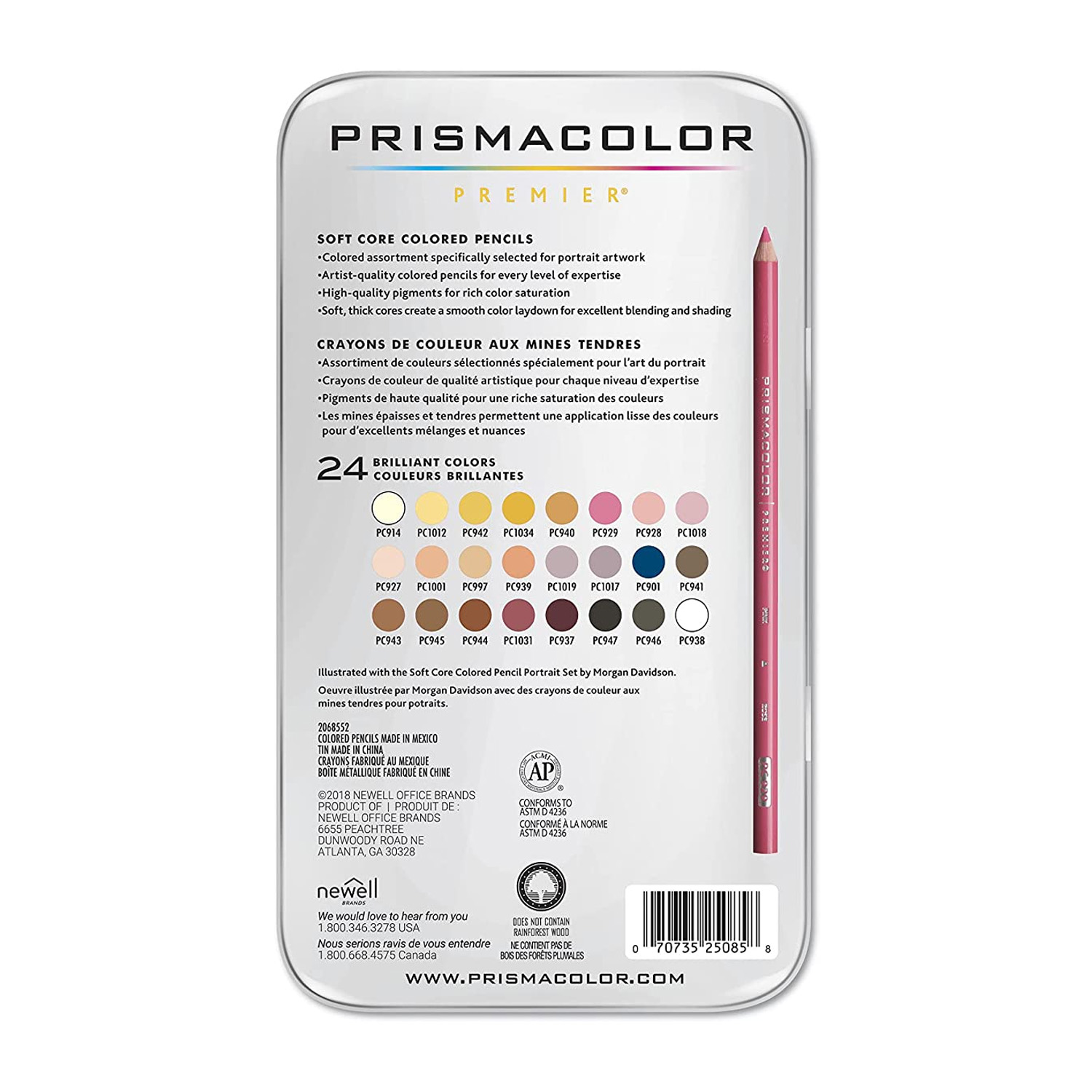 LÁPICES DE COLORES PRISMACOLOR PREMIER RETRATO24 UNIDADES - 2
