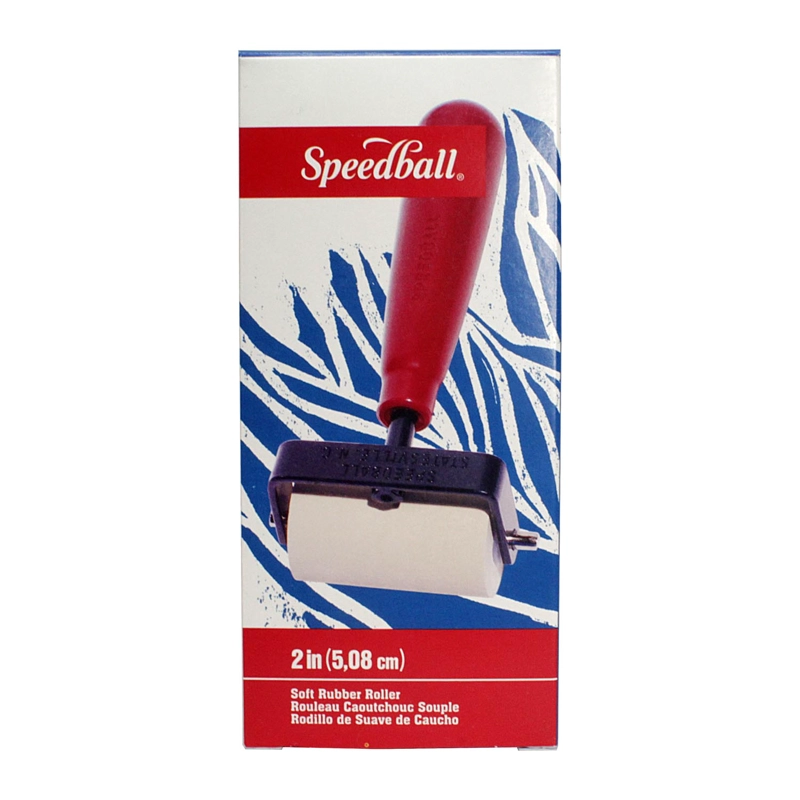 RODILLO SPEEDBALL DE GOMA BLANDA PARA GRABADO 5CM - 2