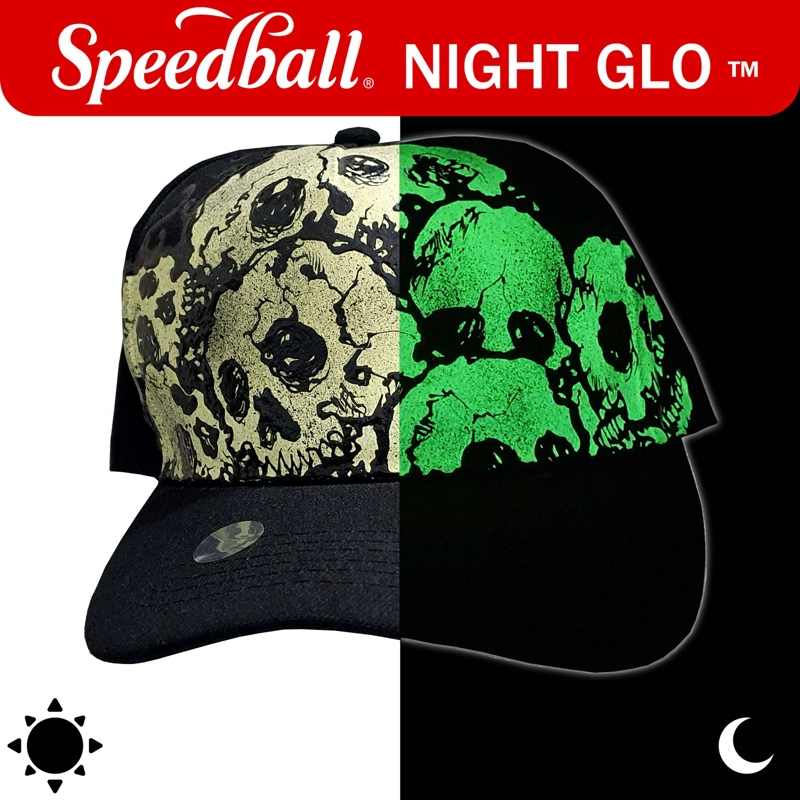 4 PINTURAS SERIGRAFICAS 120ML FLUOR Y GLO N' DARK SPEEDBALL - 3