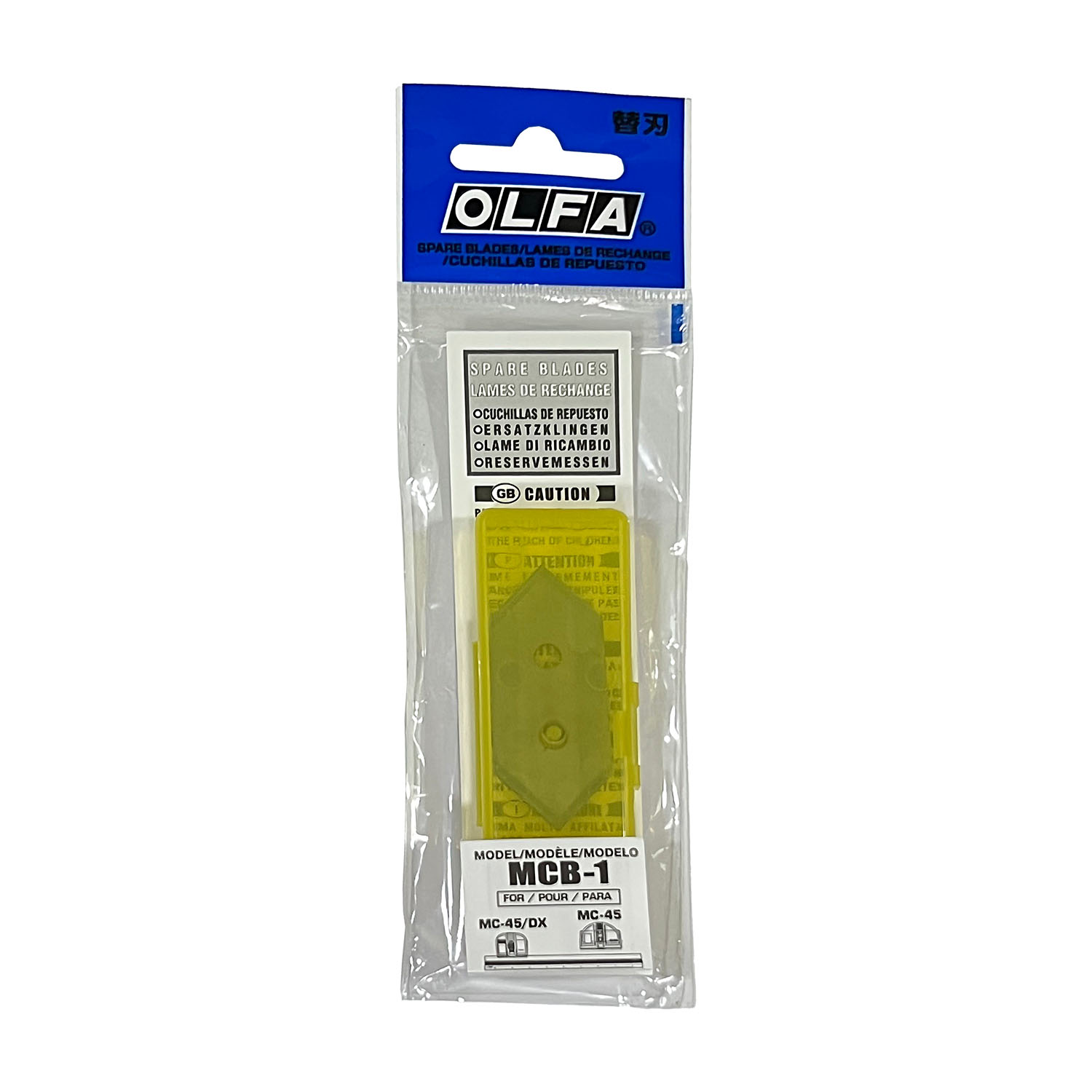 REPUESTO CUCHILLO OLFA MC-45 GRADOS 5UDS BLISTER - 2