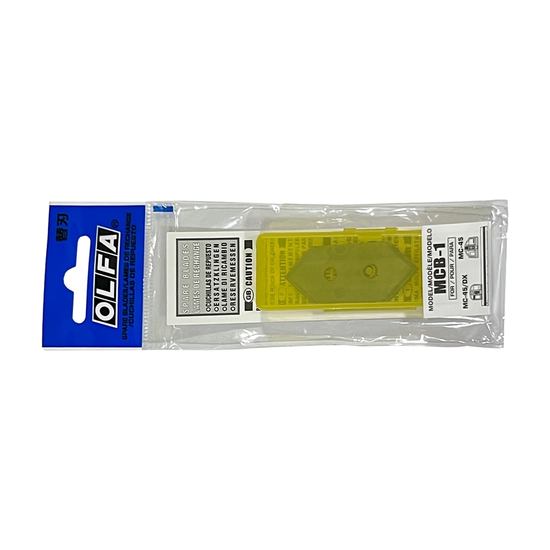 REPUESTO CUCHILLO OLFA MC-45 GRADOS 5UDS BLISTER - 4