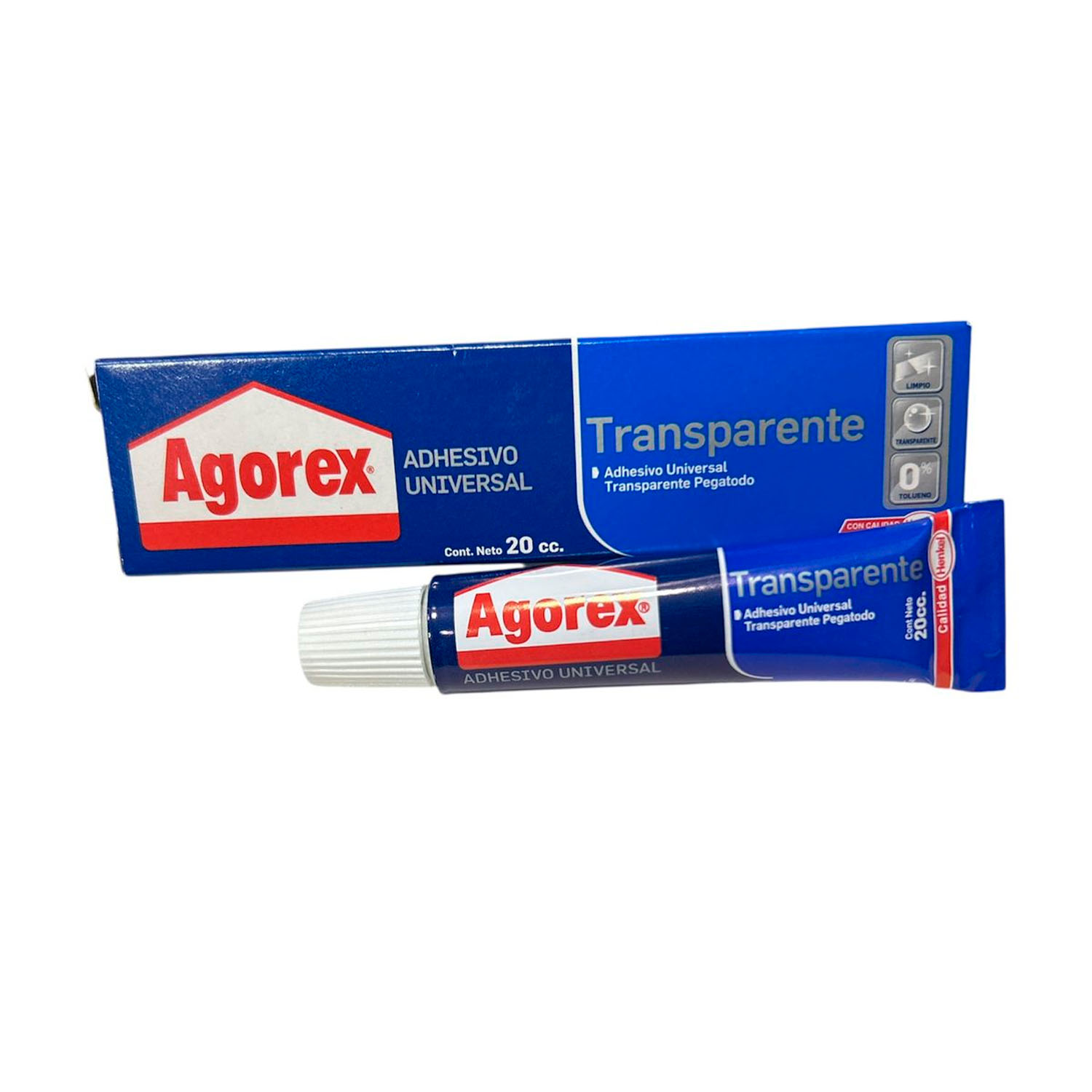 ADHESIVO AGOREX TRANSPARENTE DE 20CC - 2