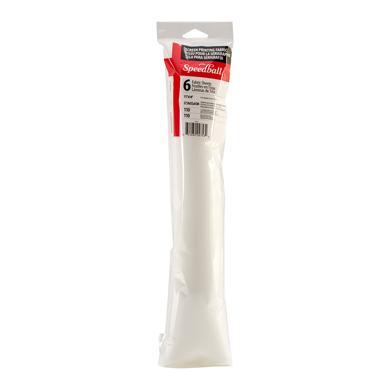 MALLAS SERIGRÁFICA SPEEDBALL 110 MONOFILAMENTO 25X35CM 6UD - 1