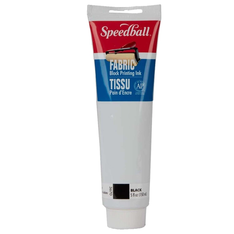TINTA NEGRA SPEEDBALL PARA GRABADO EN TELAS O PAPEL 150CC - 2