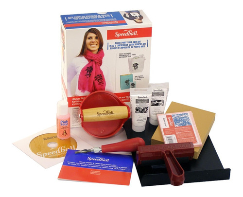 KIT SPEEDBALL ULTIMATE DE GRABADO EN TELAS Y PAPELES - 1