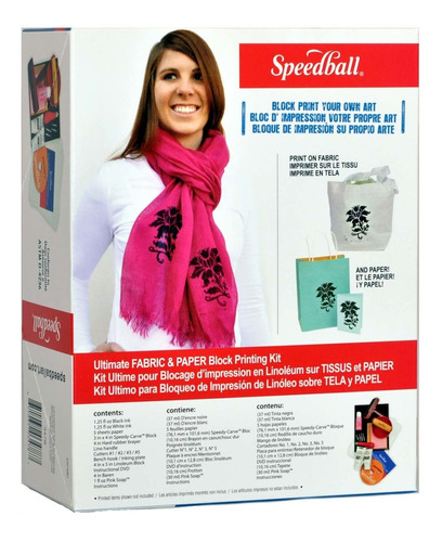 KIT SPEEDBALL ULTIMATE DE GRABADO EN TELAS Y PAPELES - 2