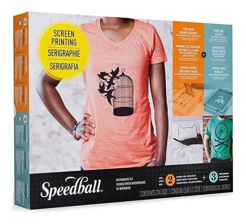 KIT SPEEDBALL SUPER VALUE DE SERIGRAFÍA EN TELAS - 1