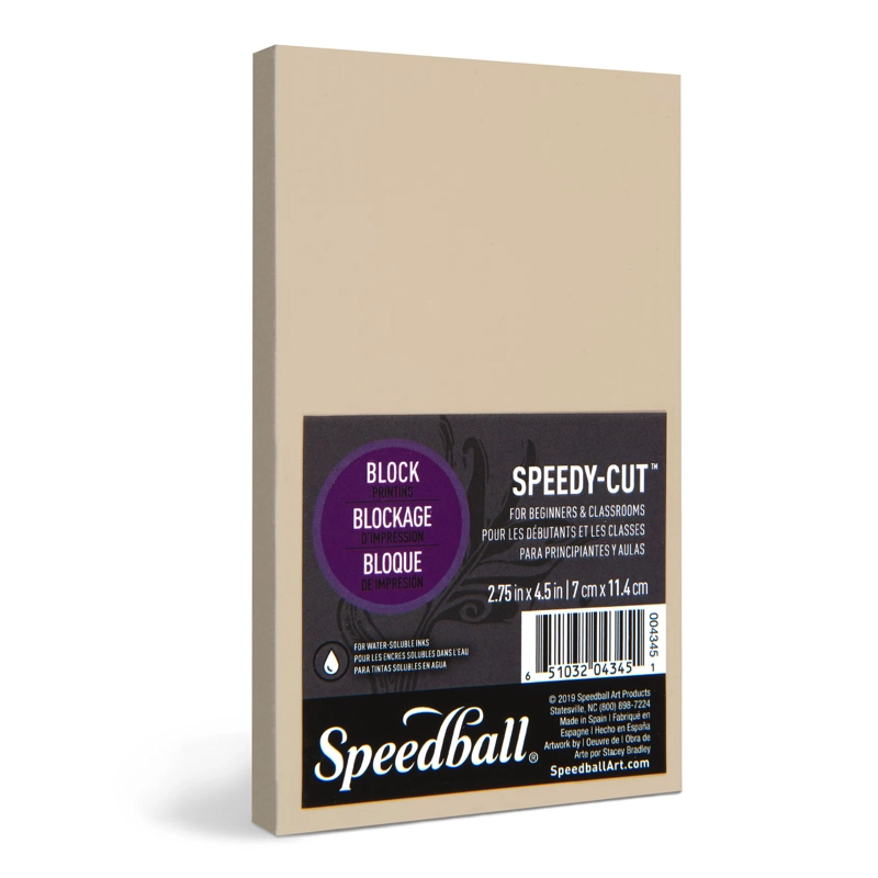 GOMAS PARA GRABADO SPEEDY CUT-EASY CREMA  7X11,4CM - 2