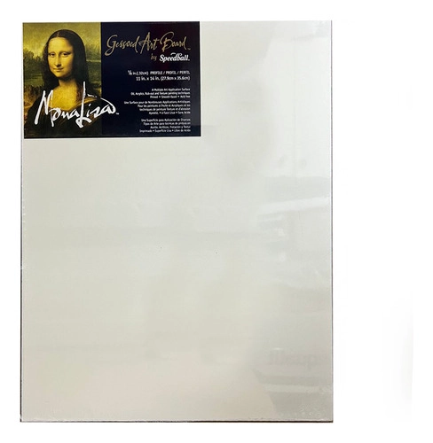 TABLERO RÍGIDO DE ARTE SPEEDBALL GESSOED MONA LISA 27.5X35CM - 1