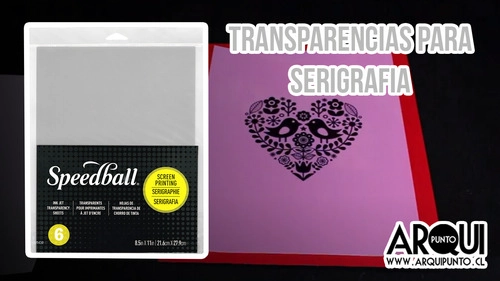 HOJAS PARA SERIGRAFÍA SPEEDBALL TRANSPARENTE 6UND - 2