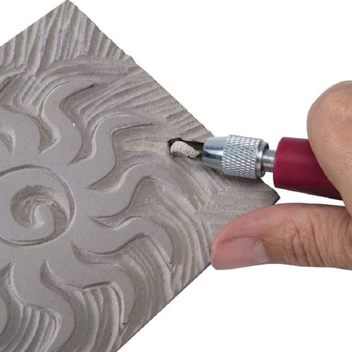 LINÓLEO SPEEDBALL PARA GRABADO (GRIS 22.5X30CM) - 3