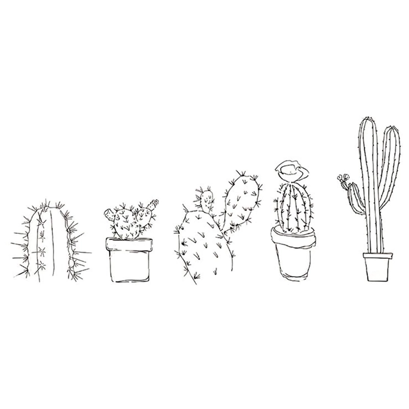 TIMBRE ADIX DISEÑO CACTUS PARTY 5UD - 3
