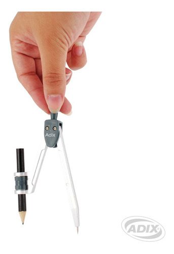 COMPAS ESCOLAR CON ADAPTADOR Y SACAPUNTA ADIX - 3