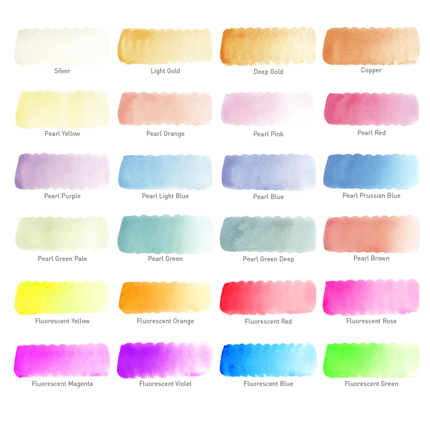 SET SAKURA KOI ACUARELA + WATERBRUSH 24 COLORES 4M + 8F + 12P - 3