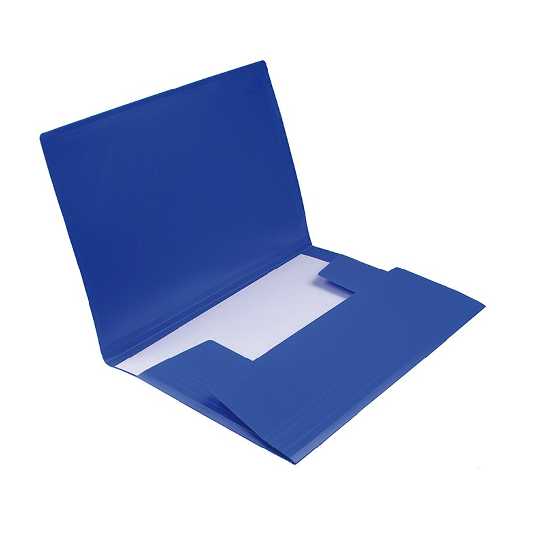 CARPETA PLASTICA CON ELASTICO ADIX AZUL OFICIO - 3