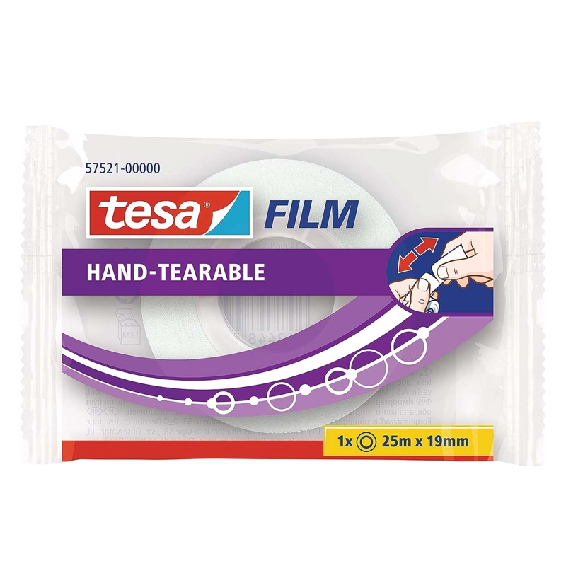 CINTA ADHESIVA CORTE FACIL TESA 19MM X 25MTS - 1