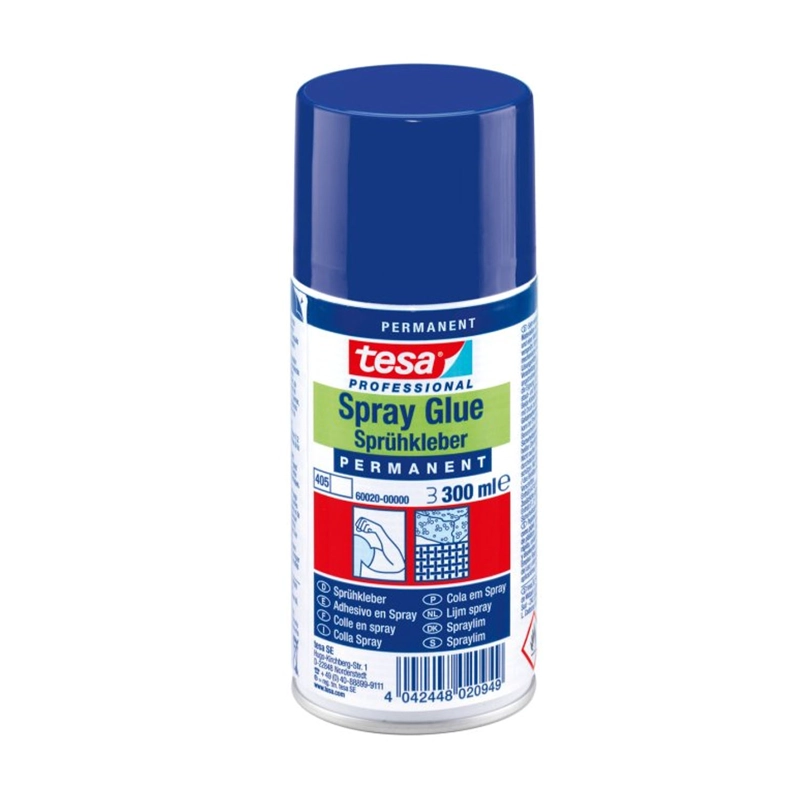 ADHESIVO SPRAY PERMANENTE TESA 300ML - 1