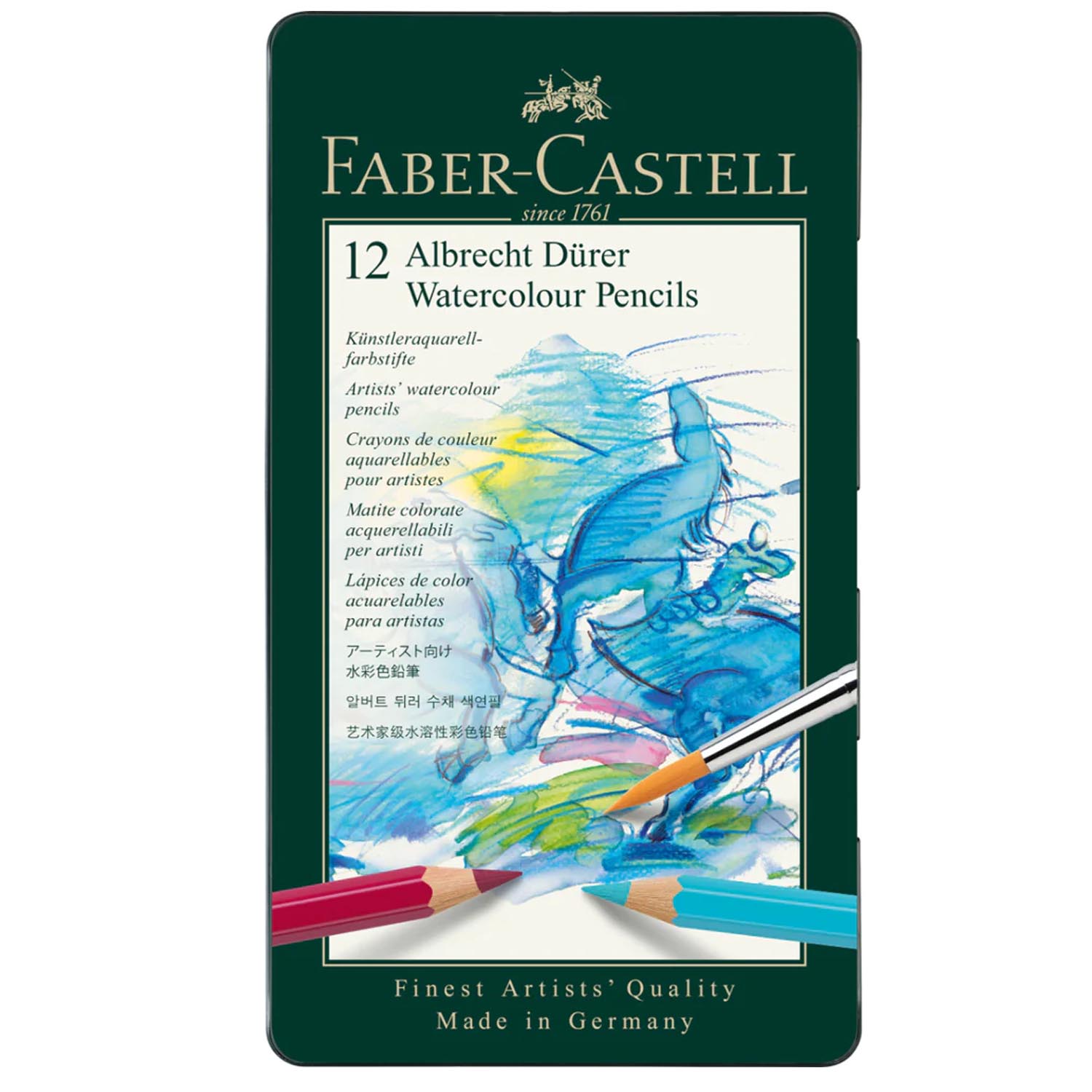 ESTUCHE 12 LAPICES ACUARELABLES FABER-CASTELL ALBRECHT DÜRER - 1
