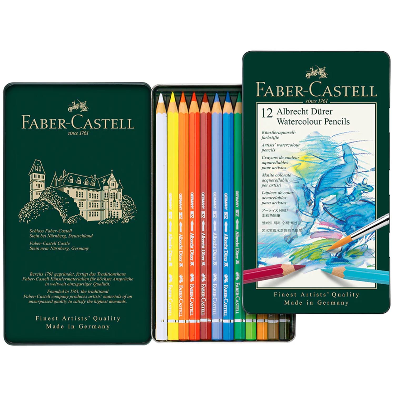 ESTUCHE 12 LAPICES ACUARELABLES FABER-CASTELL ALBRECHT DÜRER - 2