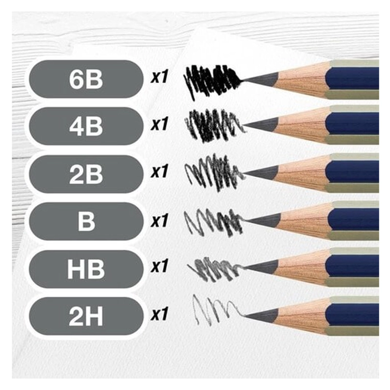 SET DE DIBUJO GRAFITO FABER-CASTELL GOLDFABER 8 PIEZAS - 3