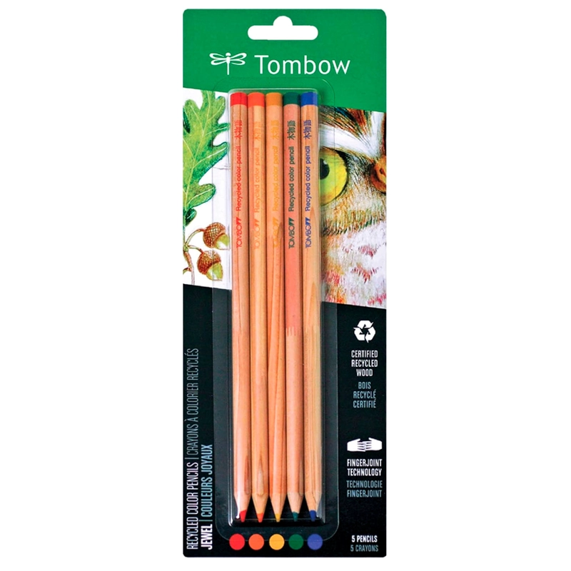 SET DE LAPICES COLOR RECYCLED TOMBOW (5 COLORES JOYAS) - 1