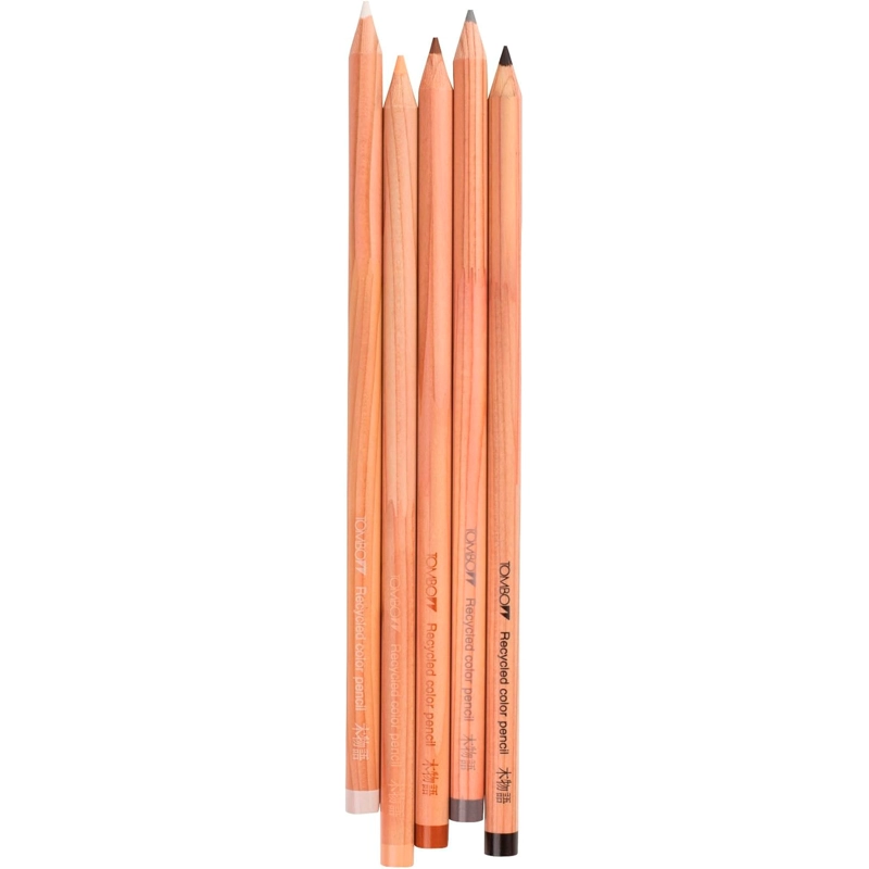 SET DE LAPICES COLOR RECYCLED TOMBOW (5 COLORES TIERRA) - 2