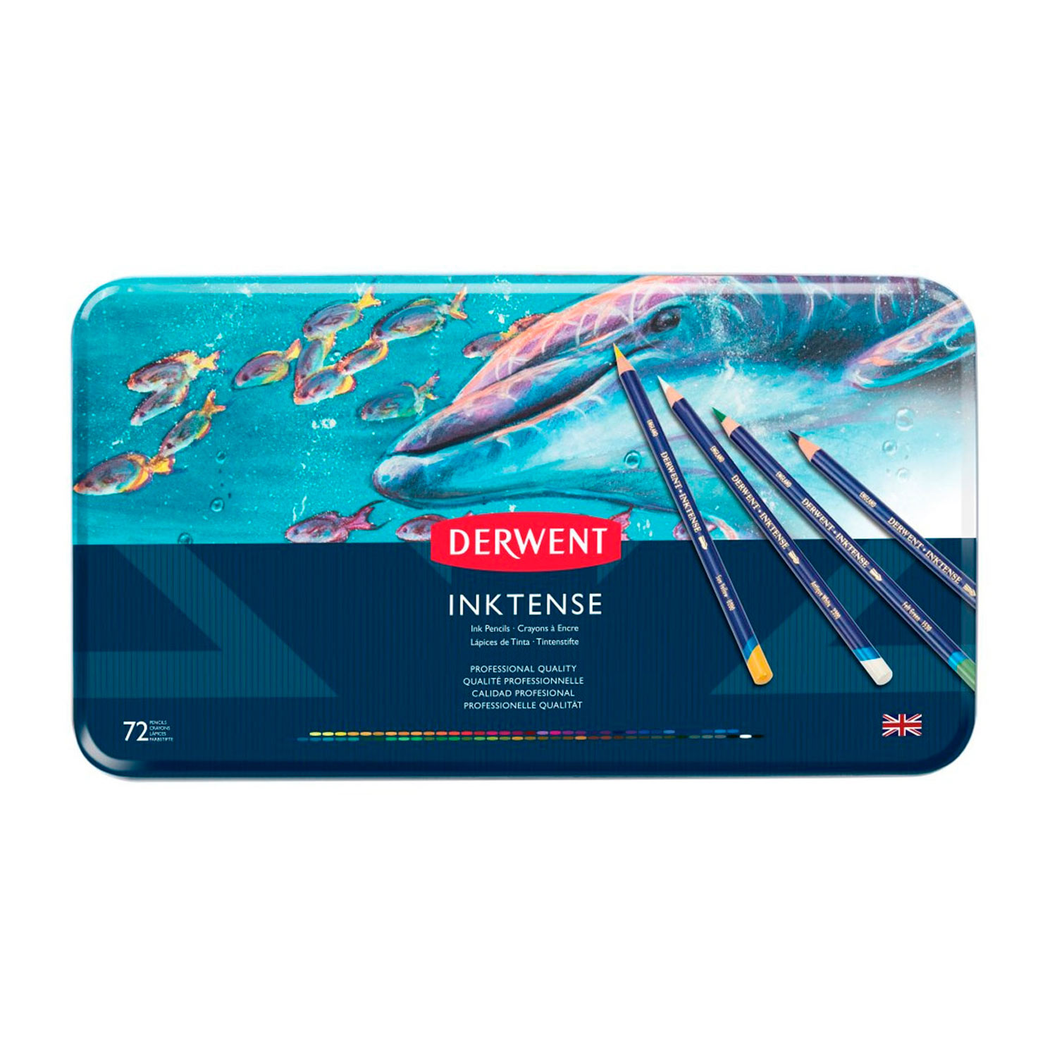 LÁPICES ACUARELABLES DERWENT INKTENSE 72 COLORES - 2