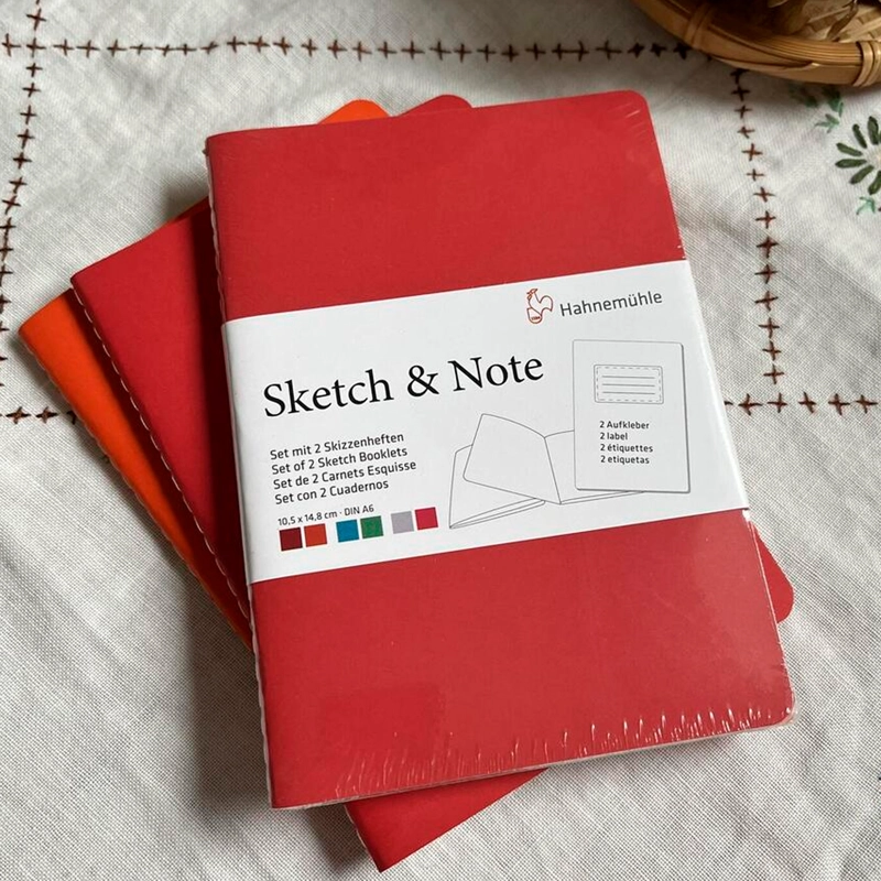 SET 2 LIBRETAS SKETCH & NOTE HAHNEMÜHLE 11X15CM A6 - 4