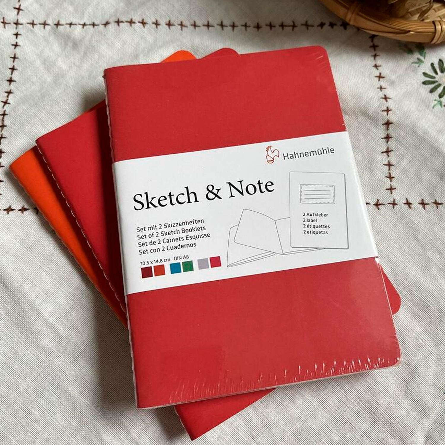 SET 2 LIBRETAS SKETCH & NOTE HAHNEMÜHLE 11X15CM A6 - 4