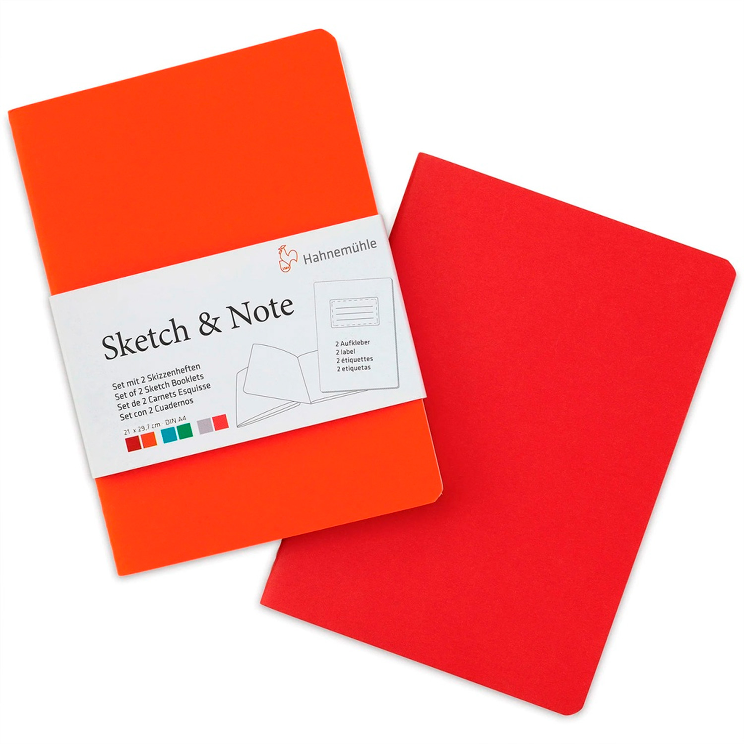 PACK X2 LIBRETAS HAHNEMUHLE SKETCH & NOTE HAHNEMÜHLE A4 (29.7X21CM) - 1