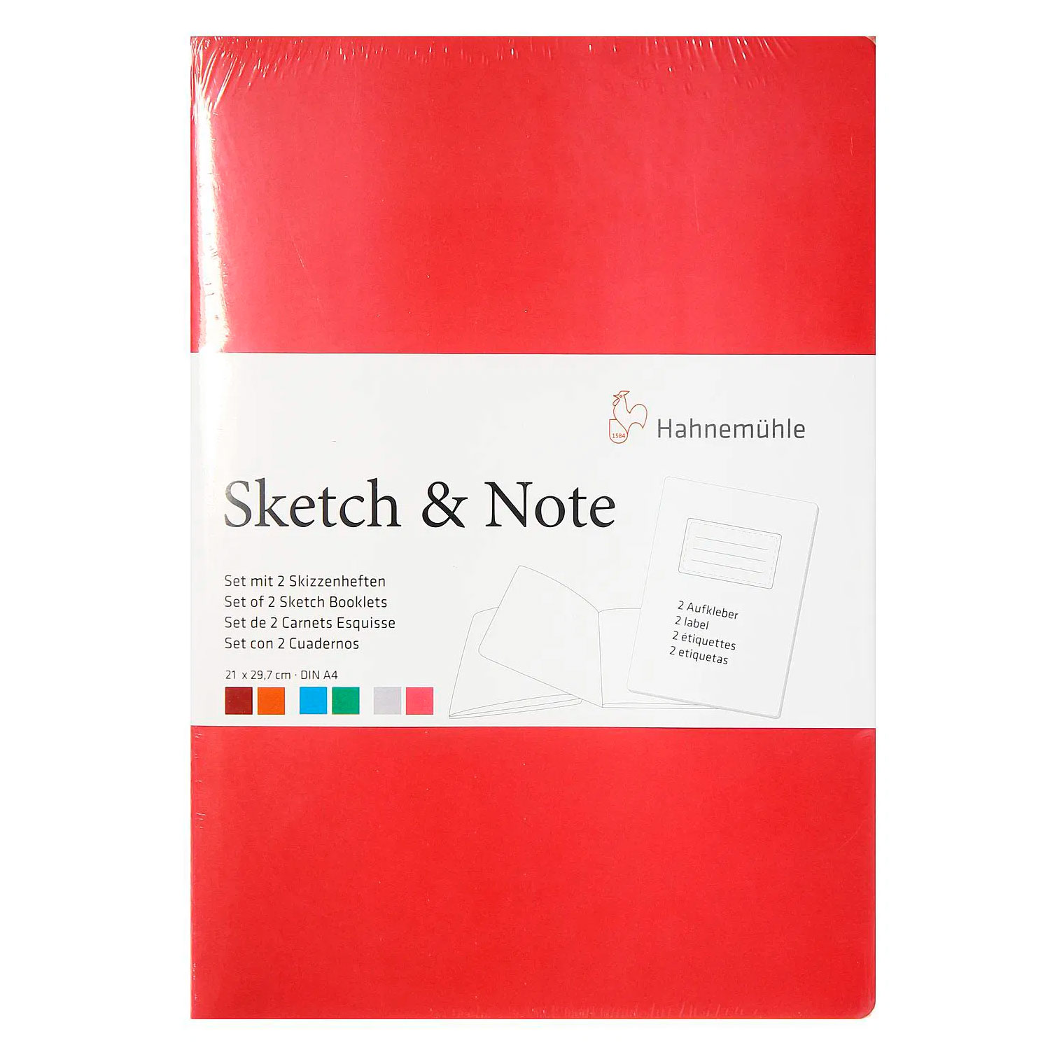 PACK X2 LIBRETAS HAHNEMUHLE SKETCH & NOTE HAHNEMÜHLE A4 (29.7X21CM) - 2