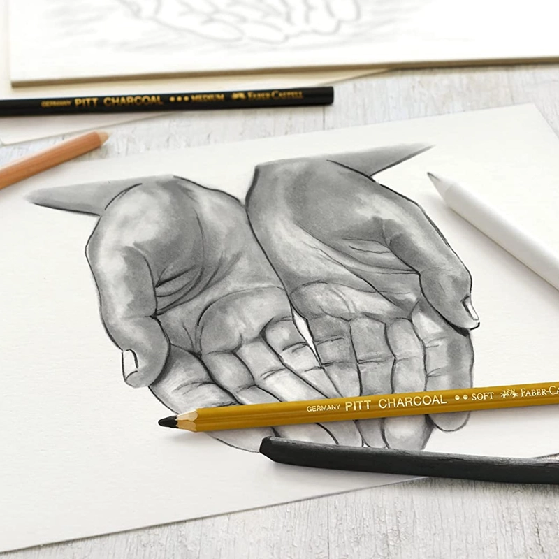 SET DE DIBUJO CARBON FABER-CASTELL GOLDFABER 7 PIEZAS - 2