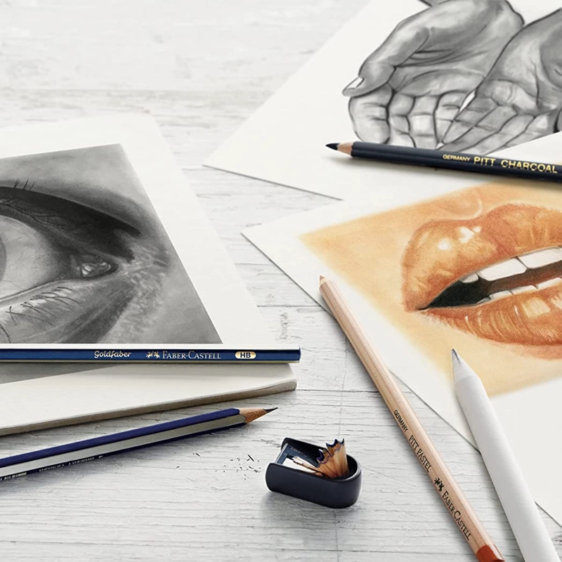 SET DE DIBUJO CARBON FABER-CASTELL GOLDFABER 7 PIEZAS - 3
