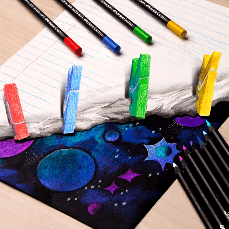LAPICES FABER-CASTELL ECOLAPICES SUPERSOFT-50 COLORES - 3