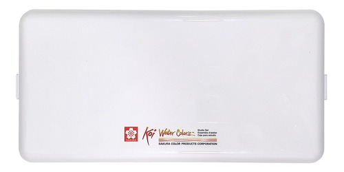 SET SAKURA KOI ACUARELA + WATERBRUSH 96 COLORES - 3