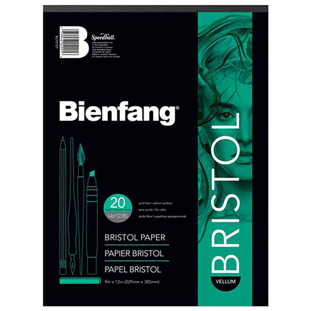 BLOCK SPEEDBALL PAPEL BRISTOL NORMAL BIENFANG(22X30CM) 20 HOJAS 238GR - 1