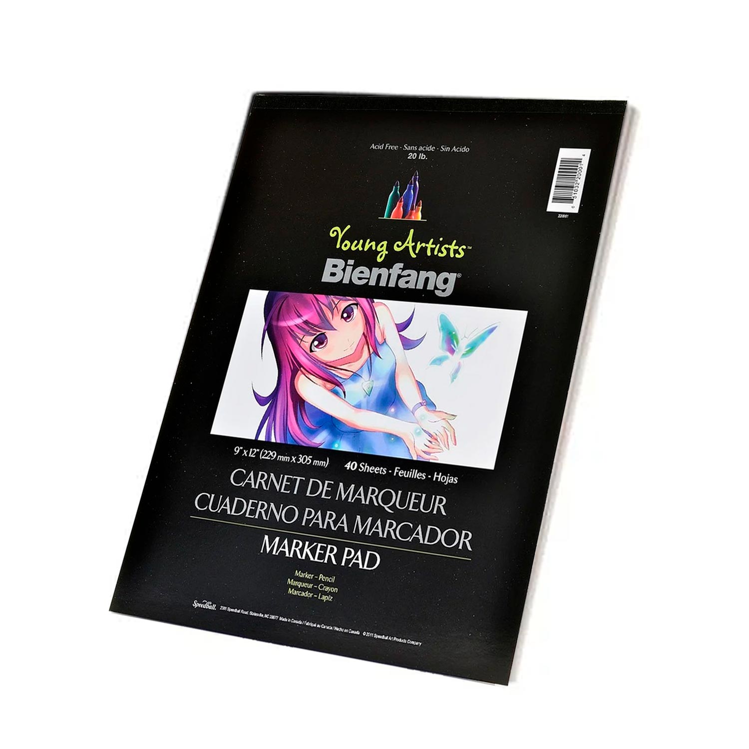 BLOCK SPEEDBALL BIENFANG PARA MARCADOR YOUNG ARTIST 22X30CM 40HJ 25GR - 2