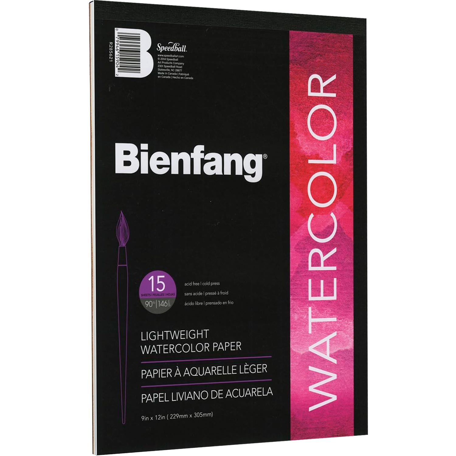BLOCK SPEEDBALL PARA ACUARELA 146GR BIENFANG 534H 22X30CM 15HJ - 2