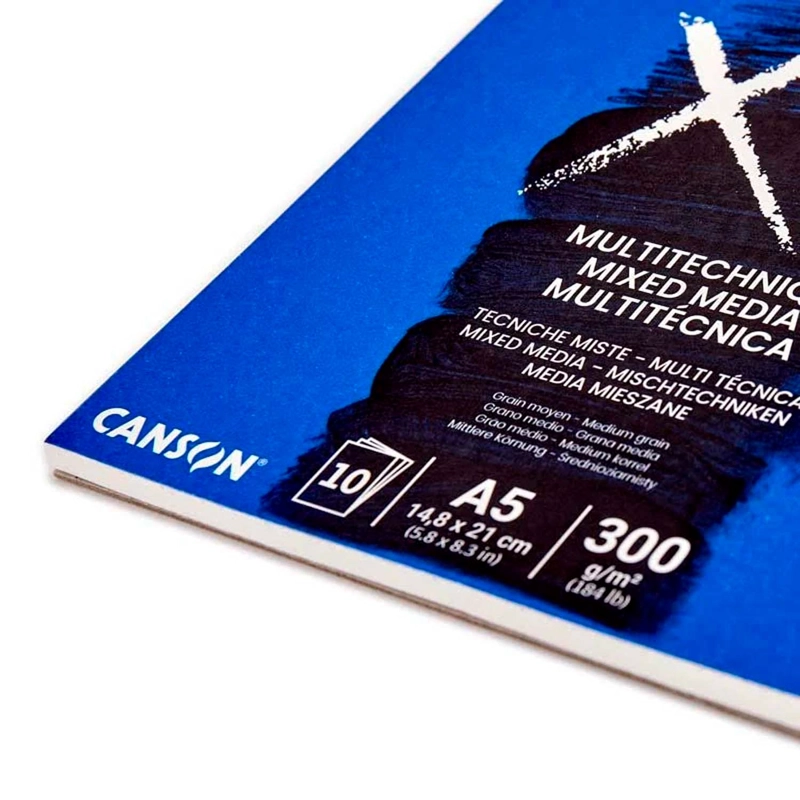 CROQUERA CANSON XL MIX-MEDIA 300GR 15 HJS A5(14.8X21CM) - 2