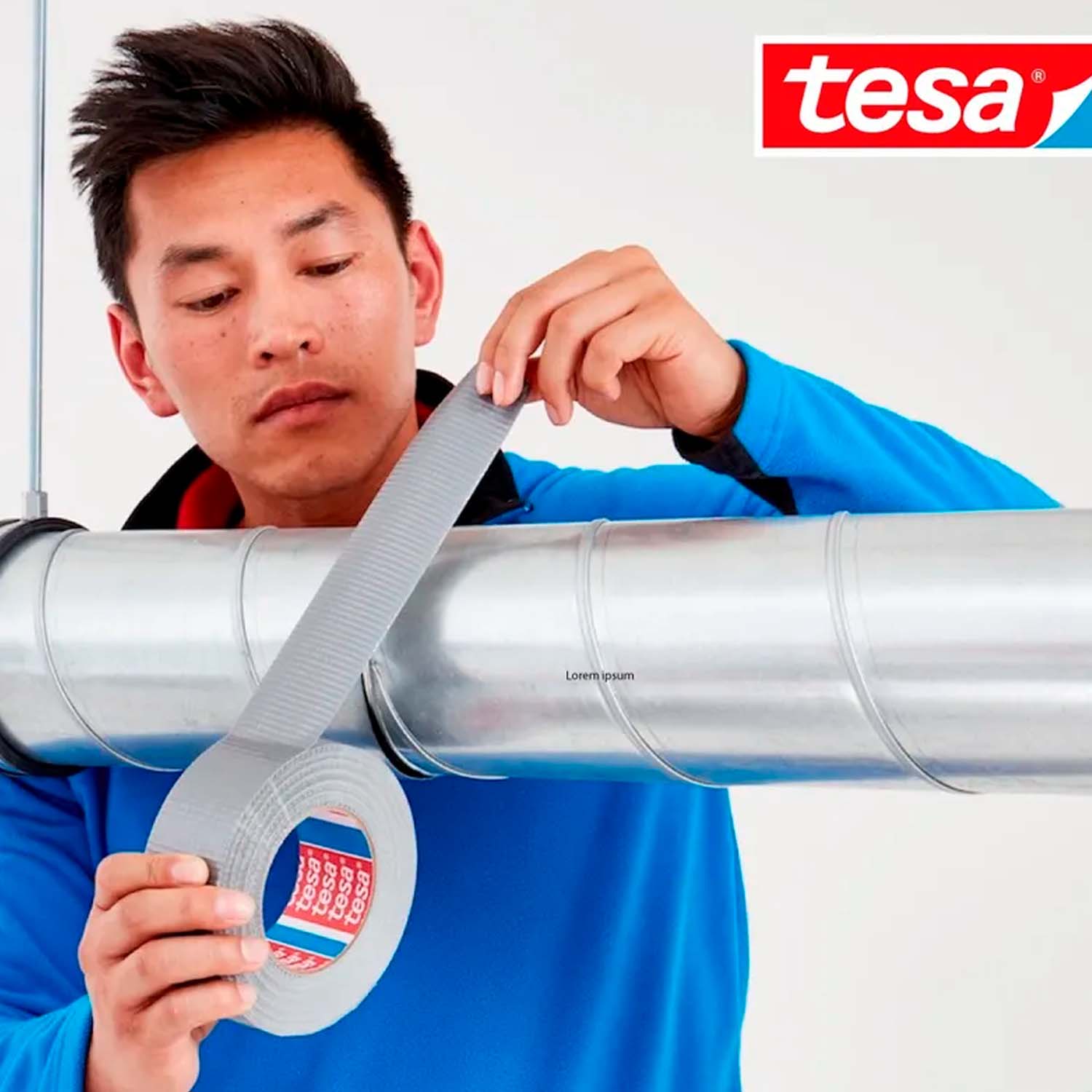 CINTA ADHESIVA TESA MULTIUSO EXTRA FUERTE 50MM X 10MTS GRIS - 3
