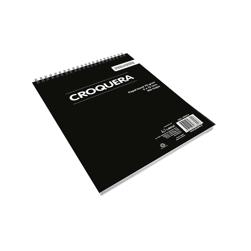 CROQUERA PROARTE 09X13CM 100HJS - 2