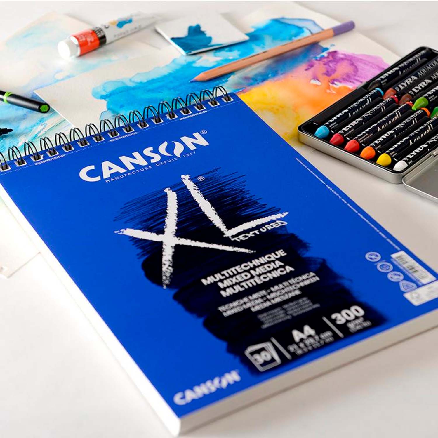 CROQUERA CANSON XL MIX-MEDIA 300GR 30 HJS A4 (21X29.7CM) - 3