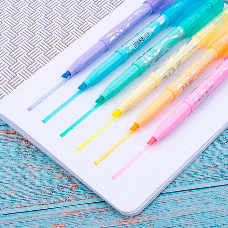 DESTACADOR PILOT FRIXION LIGHT BORRABLE 6 COLORES NEON - 2