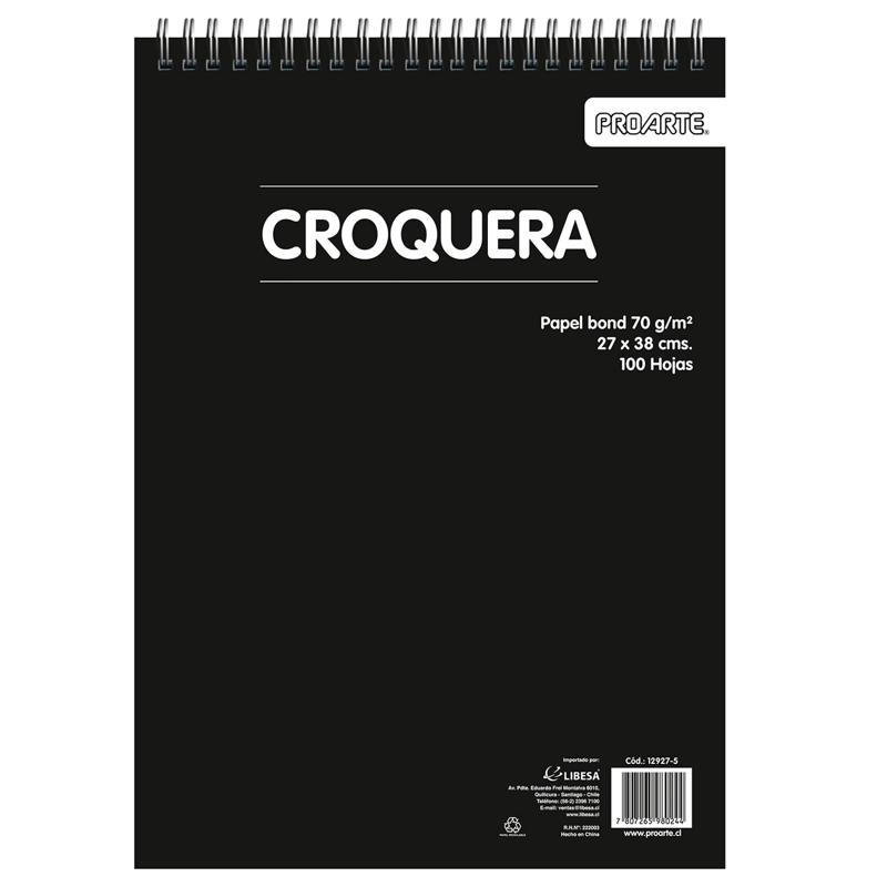 CROQUERA PROARTE 27X38CM 100HJS - 1