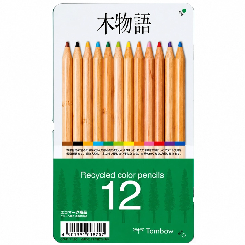 SET DE LÁPICES COLOR TOMBOW RECYCLED 12 UNIDADES - 1