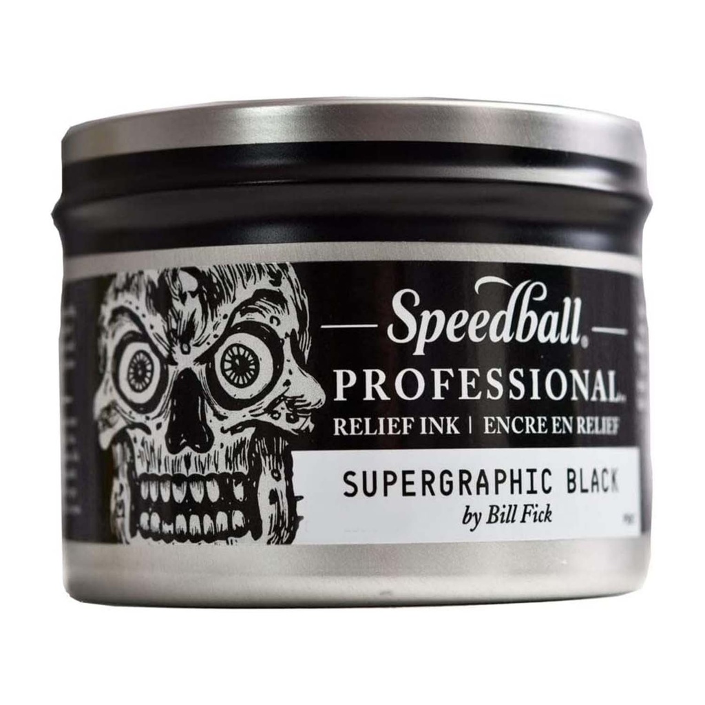 TINTA NEGRA DE RELIEVE PROFESIONAL SPEEDBALL 473ML - 1