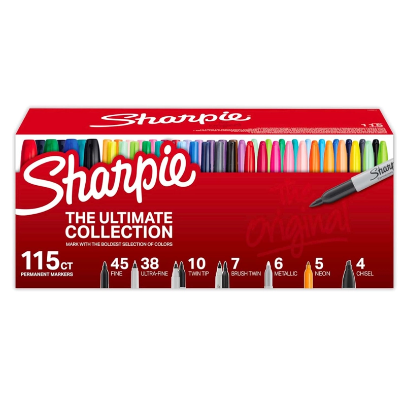 MARCADOR SHARPIE THE ULTIMATE COLLECTION 115 COLORES - 1