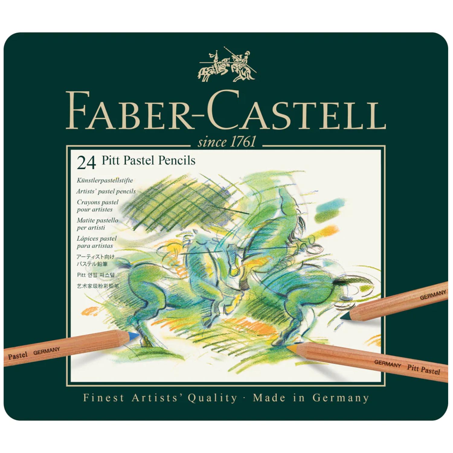 ESTUCHE FABER-CASTELL PITT PASTEL 24 LÁPICES - 1