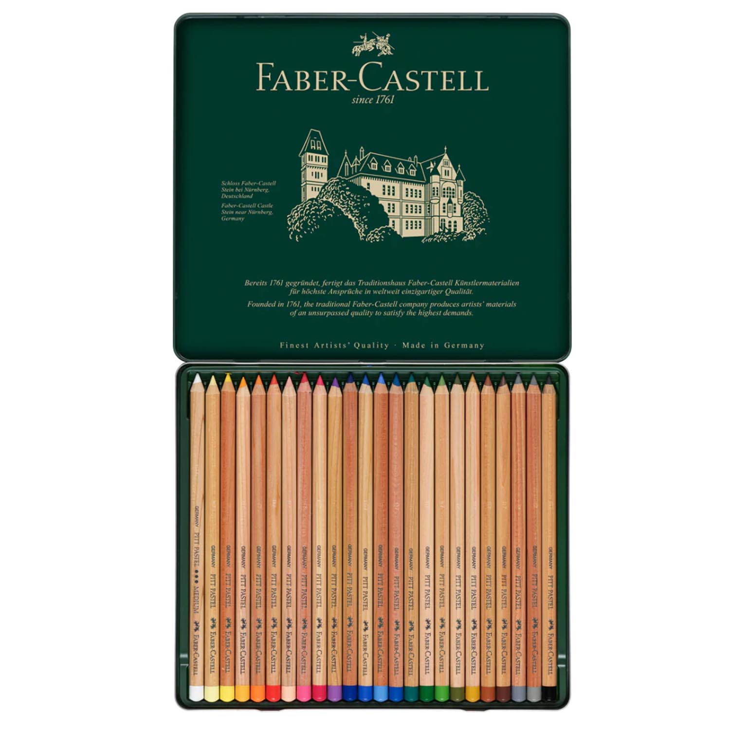 ESTUCHE FABER-CASTELL PITT PASTEL 24 LÁPICES - 2